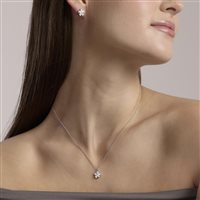 Collana Mabina Donna Petali di luce in Argento Cubic Zirconia 553856 - 553856